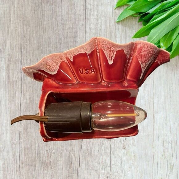 Vintage MCM Swan Console Planter Lamp USA Hard to Find - Picture 4 of 10